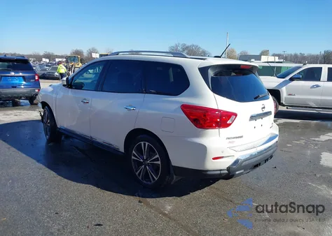 2017 Nissan Pathfinder Platinum from USA, damaged, VIN 5N1DR2MM6HC643961